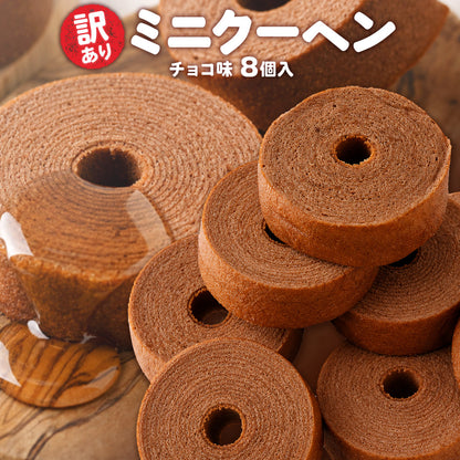 訳あり ミニクーヘン チョコ味8個入り